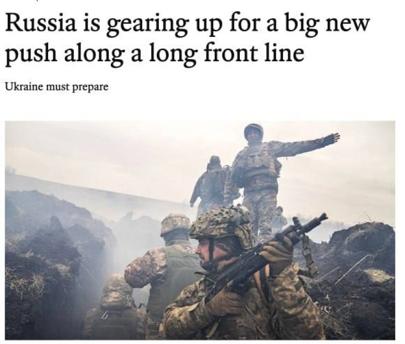 Россия собирается идти в новое большое наступление на фронте, — The Economist