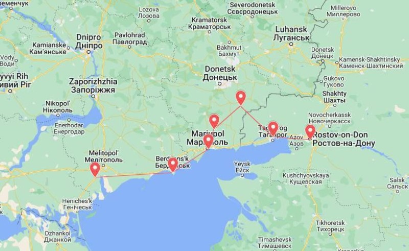 Россия продолжает активно строить железную дорогу из Ростова в Крым. 
