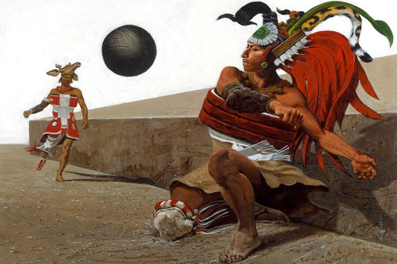 

Ученые выяснили, зачем древние майя приносили на&nbsp;спортивные площадки галлюциногены

