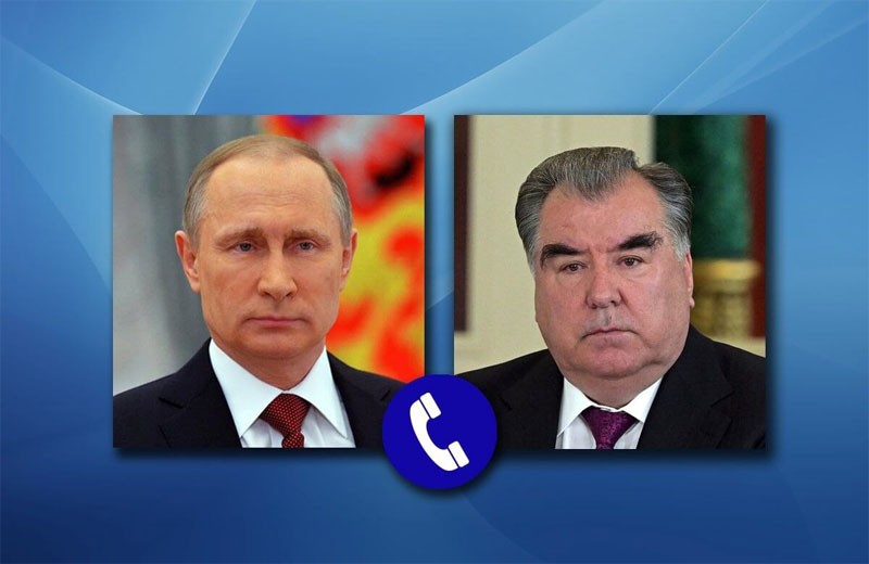Состоялся телефонный разговор Президента России В.Путина с Президентом Таджикистана Э.Рахмоном