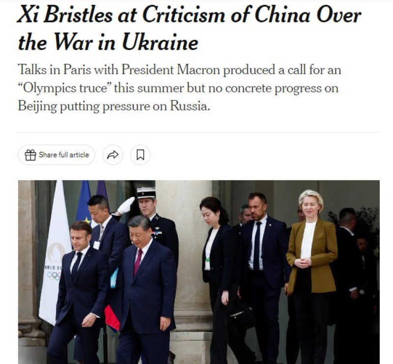 🙎‍♂️ Си Цзиньпин рассердился в ответ на просьбу Макрона оказать давление на...